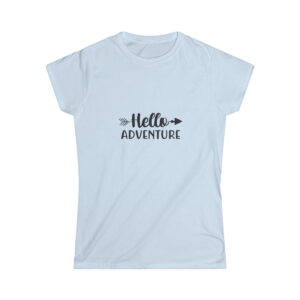 Hello Adventure Womens Softstyle Tee