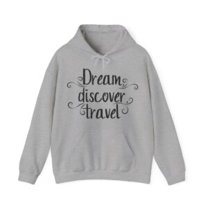 Dream Discover Travel Unisex Heavy Blend™ Hooded Sweatshirt