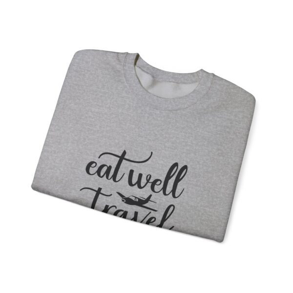 Eat Well Travel Often Unisex Heavy Blend™ Crewneck Sweatshirt - Image 11