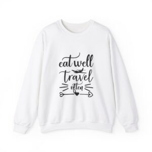 Eat Well Travel Often Unisex Heavy Blend™ Crewneck Sweatshirt