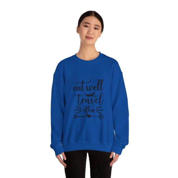 Eat Well Travel Often Unisex Heavy Blend™ Crewneck Sweatshirt - Image 24