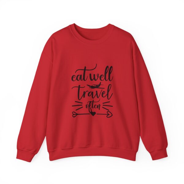 Eat Well Travel Often Unisex Heavy Blend™ Crewneck Sweatshirt - Image 25