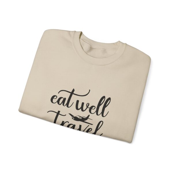 Eat Well Travel Often Unisex Heavy Blend™ Crewneck Sweatshirt - Image 7