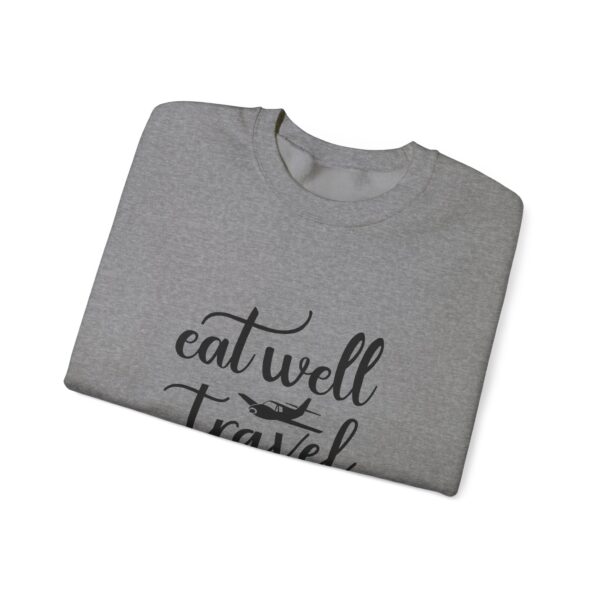 Eat Well Travel Often Unisex Heavy Blend™ Crewneck Sweatshirt - Image 15