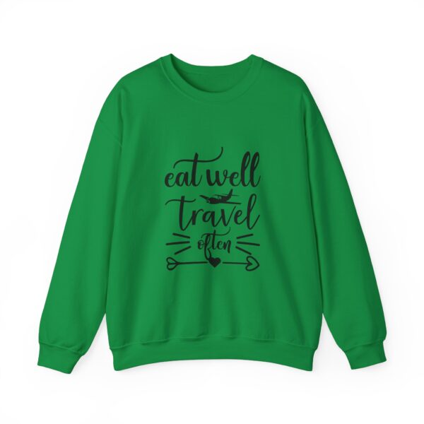 Eat Well Travel Often Unisex Heavy Blend™ Crewneck Sweatshirt - Image 17