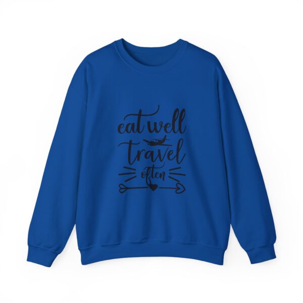 Eat Well Travel Often Unisex Heavy Blend™ Crewneck Sweatshirt - Image 21