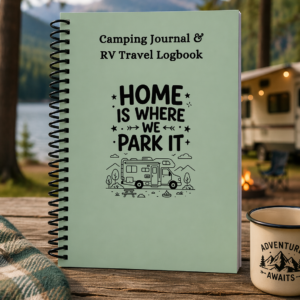 Camping Journal & RV Travel Logbook – Spiral Bound (8.5 x 11)