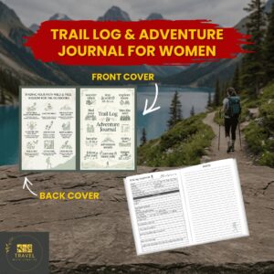 Trail Log & Adventure Journal for Women Sage Green Cover
